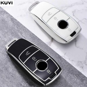 Chiave dell'automobile Nuovo TPU Auto Chiave A Distanza Della Copertura Della Cassa Borsette Fob Per Mercedes Benz A C E S G Classe GLC CLE CLA GLB GLS W177 W205 W213 W222 X167341j