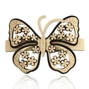 Wedding Hair Jewelry Classic Butterfly Akcesorium akcesorium klip pin Barrettes for Women Girls Fine Tail Holders