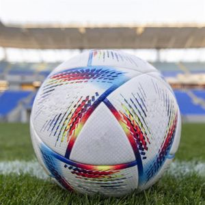 Fußball-Weltmeisterschaft 2022 in Katar, Größe 5, hochwertiger Fußball für schöne Spiele. Versenden Sie die Bälle ohne Luft332N