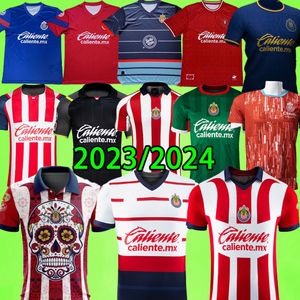 2023 2024 chivas soccer jerseys Day of the Dead Guadalajara 200 year football shirt uniform 22 23 24 liga mx kids kit women 200th Training uniform A.VEGA I.BRIZUELA D.RIOS