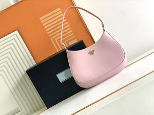 Pembe Moda Crossbody Omuz Tote Tasarımcı Çantalar Klasik Kadın Deri Çanta Kaliteli Pürüzsüz Deri Çanta Hobo Çantalar 27cm Moda Lady Cüzdanlar Toptan