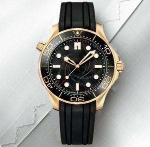 Gummiuhr für Herren, 41 mm, Sportstil, große Herrenuhren, Luxus-Modedesigner, schwarzes Zifferblatt, einzigartige Silikon-Männeruhr, Montre de Luxe 2813 Uhrwerk, Armbanduhren