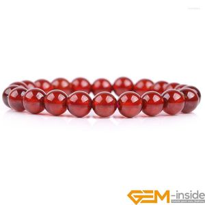 Filo di 7mm di grado naturale rotondo in rilievo stretch Power Energy Reiki Chakra rodonite granato cordieriti braccialetto di moda per le donne