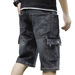 Herrenjeans Herrenjeans Herrenmode Baggy Cargo Jean Shorts Herren Mult Pockets Boardshorts Shorts Denim Overall Breeches Lose Shorts Jeans für Herren 230316L230911