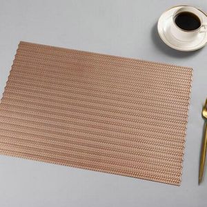 Bordslöpare rektangel mattor bröllop kudde matsal placemat dekor kuddar kök kaffe bar pvc placemats