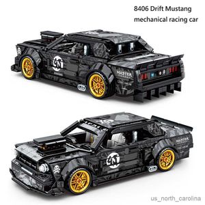 Blocks Cars Speed Champions Model Building Blocks City Pull Back Sport Car Gift Toys for Kids R230911