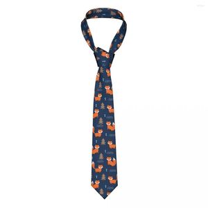 Yay bağları köknar ağaçları kravatlar erkekler gündelik polyester 8 cm genişliğinde sevimli hayvan boyun kravat Erkek Aksesuarlar Gravatas Business
