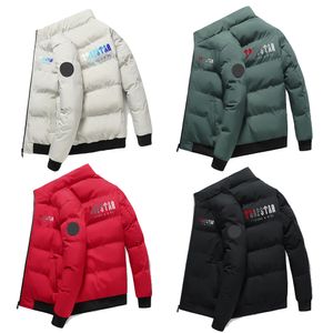 Trapstar's new stand-up collar men's winter thick warm short down jacket oversized S-5XL