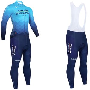 2024 QAZAQASTAN Cycling JERSEY Bibs Pants Suit Men Women Ropa Clclismo UAE Team Winter Thermal Fleece Bike Maillot JACKET Clothing