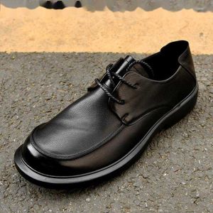 Sapatos de vestido Oxfords Derby Lace Up Homens Full Grain Couro Amplo Fit Flats Personalizados Plus Size Round Toe 47 Soft Sole Confortável