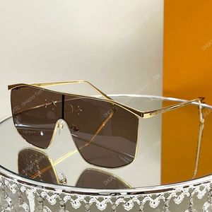 2023 Hot New Luxury Designer Brand Square Sunglasses Plated metal frame for men and women 1717 designer sunglasses lens logo decoration