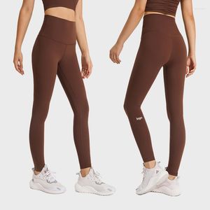 Active Pants With Logo Autumn And Winter Nylon Widening Super High Waist Yoga Ladies Slim Stretch Training Fitness Sports Leggings