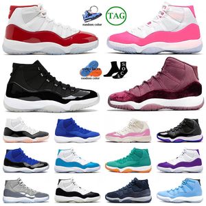 11s Cherry Pink Basketball Shoes For Mens Women 11 Outdoor Sports Cool Grey Jubilee 25th Anniversary Cap and Gown Georgetown Retroes OG Sneakers Trainers