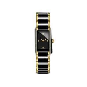 New fashion man watch quartz movement Ceramic watches for Female WOMEN wristwatch Diamonds Bezel rd12205A