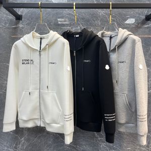 Lüks Sonbahar/Kış Moda High Street Pamuk Örgü Sweatshirt Pullover Hoodie Nefes Alabilir Erkekler ve Kadınlar Mektup Deseni Gündelik Kapüşonlu Üç Renk