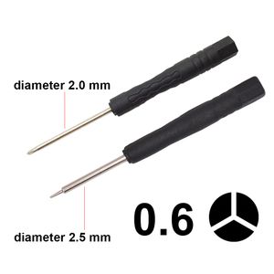 Mini 0.6Y Screwdriver Tri Wing 0.6 Y Black Screwdrivers Key Repair Open Tool for iPhone 7 8 Plus X XR Xs Repair Tools 7000pcs/lot