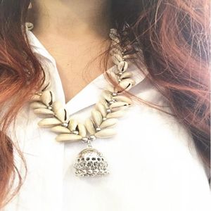 Pendant Necklaces DM Shell Massive Choker Necklace Women Pendants Rope Chain Fashion Boho Jewelry Statement Collier Femme 2023 Collar De
