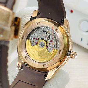 10aaaaZF Factory produces Fashionable Version V3 custom Cal.324 all-in-one movement 40mm stainless steel case Brown dial Rubber strap double sided sapphire glass