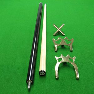 Luvas esportivas 2 pçs conjunto de bronze ponte cabeça piscina cue vara quadro pólo acessórios para snooker billards 9 bola t8 221107281g