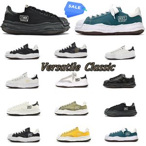 新製品2024 Hot Classic Maison Mishara Yasuhiro White Black OG Sole Canvas Low Mens Sports Sneakers Womens Trainer