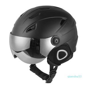 Whole-Ski Helmet Ultralight総合スキーヘルメットユニセックス冬のスキースノーボードスポーツ安全性Goggles VISOR210E