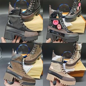 최고 품질의 디자이너 Martin Boots High Heat Heels Women Boot Alkle Boot Real Shoes Fashion Fall Martins Cowboy Leather Quilted Lace Up Winter Shoe