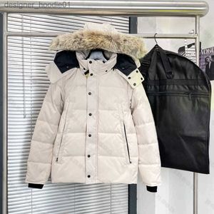 Herren Daunenparkas Daunenjacken Herren Designer Parkas Homme Outdoor Winter Jassen Oberbekleidung Big Fur Hooded Fourrure Manteau Daunenjacke Mantel Hiver Parka Doudoune L230