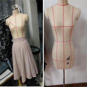 Decorative Plates 19style Full Sewing Female Tailor Cloth Art Mannequin For Body Display Design Bust Dress Stand Metal Base Can Pin D338