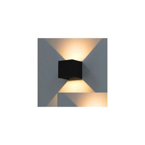 Utomhusvägglampor Vattentät LAMP20W 7W LED CE upp och ner belysningen Modern minimalistisk inomhus teknik veranda trädgård ljus droppe deli dh13n