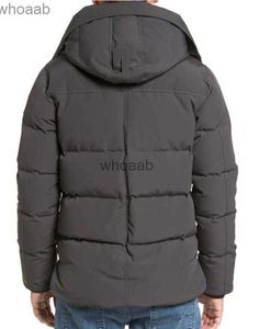 Męskie Parkas 23ss w dół kurtki biały kaczka wiatrówka męska men parkas kurtka kołnierz zimowy puffer prawdziwy wilk futra arctic hood trim Doudoune Manteau Homme HKD230911