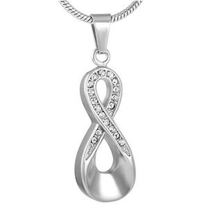 Fashion jewelry necklace stainless steel can the eternal love ash cremation jewelry jar ashes pendant necklace225i