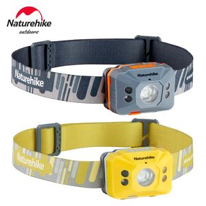 Survival Bracelets Sensing Headlamp Outdoor Portable Recharging Head Light Sports Running Camp Hiking Night Fishing LED Emergency Lamp 230909