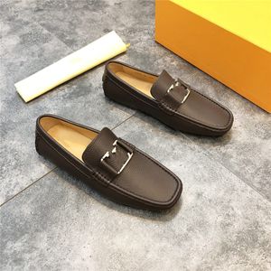 14 Model Designer Loafers Män handgjorda läderskor Casual Driving Flats Slip-On Shoes Moccasins Boat Shoes Black/White/Blue Plus Size 38-46