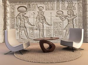 Wallpapers Custom Wallpaper Murals Wall Painting Hieroglypic Carvings Egyptian Temple Self Adhesive Sticker Poster Home Decor