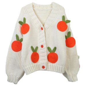 908 XL 2023 Milan Runway Autumn Women's Sweater Brand Same Style Long Sleeve V Neck White Cardigan Womens mingmei