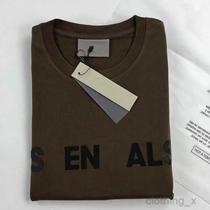 Essentialclothing Mens Womens Camisetas América Designer Moda Respirável 100% Algodão Clássico Carta Impressão Gráfica de Alta Qualidade Rua Casual Tees Camisa Tops RKM