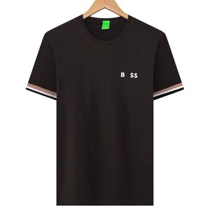 패션 클래식 디자이너 T 셔츠 편지 인쇄 여름 캐주얼 Tshirt 라운드 목 다색 통기성 탑
