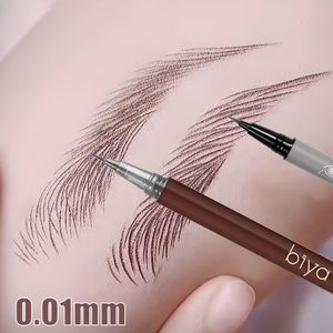 Ögonbrynsförstärkare 001mm Ultra Fina ögonbrynen blyerts vattentät svettsäker flytande penna långvarig professionell makeup ögon kosmetika 230911