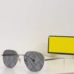 Óculos de sol da moda masculino e feminino clássico carta street shot óculos de sol moldura oval FE40004U caixa de óculos marrom original moda óculos de sol versáteis