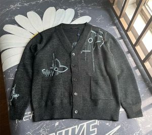 리 남자 니트 카디건 재킷 디자이너 스웨터 2023 패션 남자 디자이너 재킷 코트 코트 앙스 재킷 스웨터 스웨터 남성용 고품질 재킷을위한 고품질 재킷