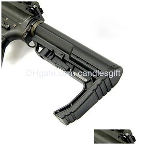 Tactical Mft Stock Nylon Polymer Carbine Rifle Buttstock Hunting Adjustable M4 Tail Holder Post Supporter Collapsible Drop Delivery