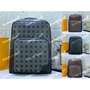 Dean Backpack Projektant torba Macassar Mężczyźni Back Pack Duże projektant Man Plecak 33 cm Laptop Bag 5 kolorów oryginalna skóra M45335 M45867 Torby podróżne na zewnątrz