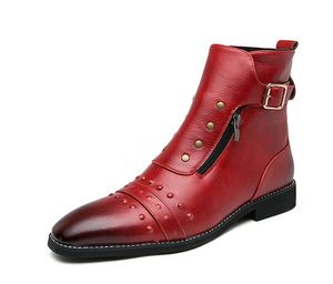 Itália artesanal clássico masculino botas de couro do plutônio vestido oxfords sapatos ao ar livre outono tênis homem mocassins masculino botas de tornozelo para meninos botas de festa