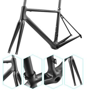 Full C Bike Frame Disc Rim Broms Cycling Carbon Framesset BB68 BB30 Anpassad cykelram-set 1K eller UD tillverkad i Kina2667