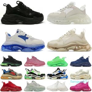 2023-Дизайнерская мужская и женская повседневная обувь, кроссовки на платформе, коричневая прозрачная подошва, черные, белые, серые, красные, розовые, синие, королевские неоновые зеленые мужские кроссовки, спортивные кроссовки 36-45