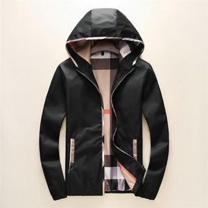 Fashion designer Mens Jacket Spring Autumn Outwear Windbreaker Zipper clothes Jackets Coat Outside can Sport Asia Size M-3XL223l