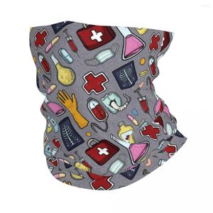 Lenços muitos materiais de laboratório padrão bandana pescoço capa química máscara cachecol quente headband pesca para homens mulheres adulto lavável