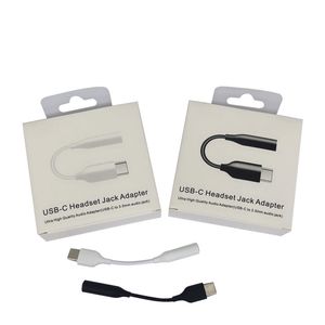 Adaptador de cabo de fone de ouvido tipo C USB-C macho para 3,5 mm AUX áudio fêmea para Samsung note 10 20 plus