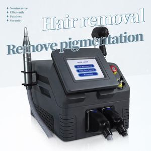 Preço de fábrica máquina de remoção de tatuagem de cabelo 808 laser de diodo + picossegundo pele aperto peeling de carbono pigmento escuro remover 2 alças salão de beleza portátil