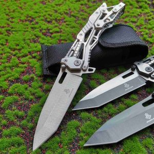 58HRC Składanie Składania Nóż Polowanie na kemping Survival Pocket Pocket Stali Stal Stael Multi Tool